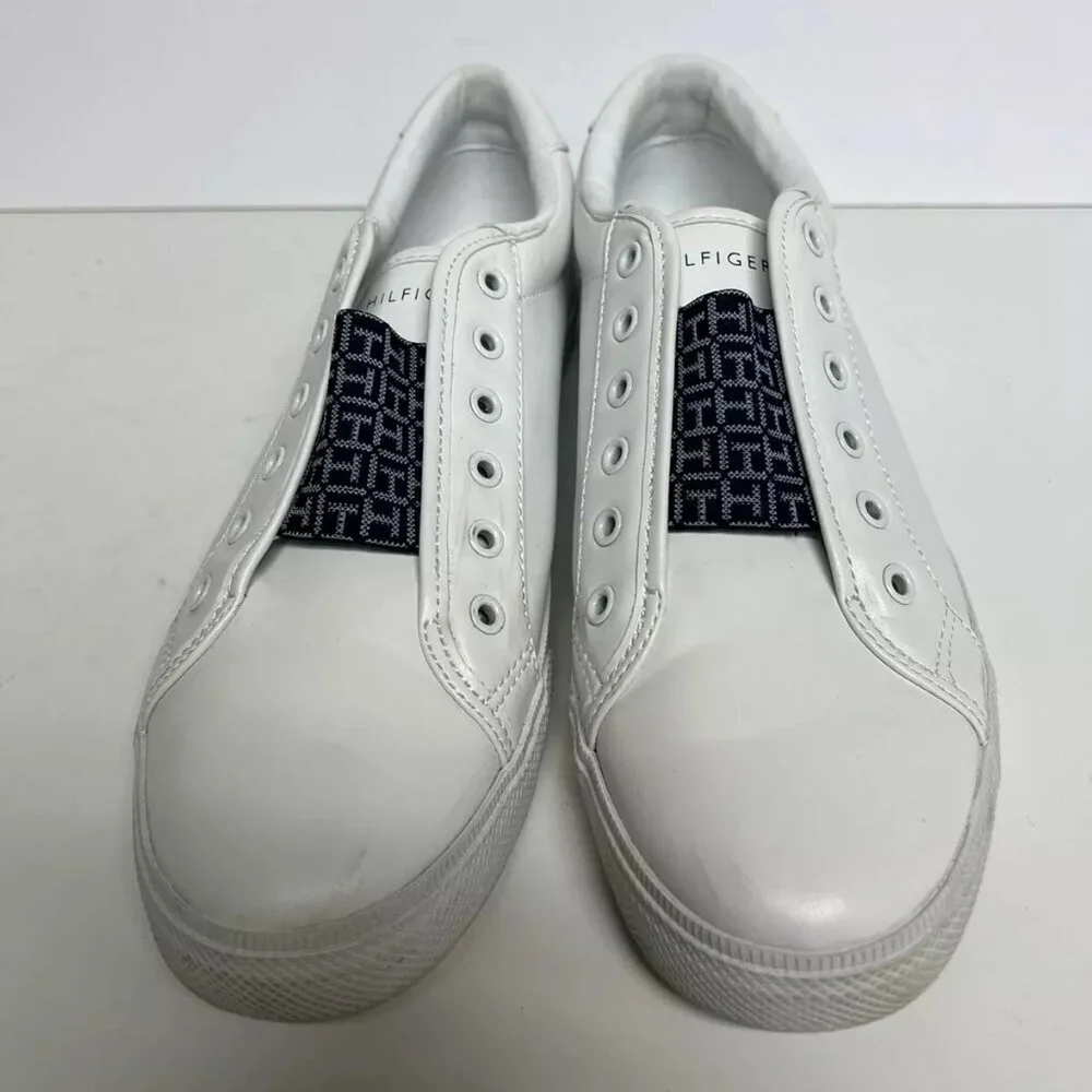 Tommy Hilfiger Womens Laven Sneaker White Size 10 M